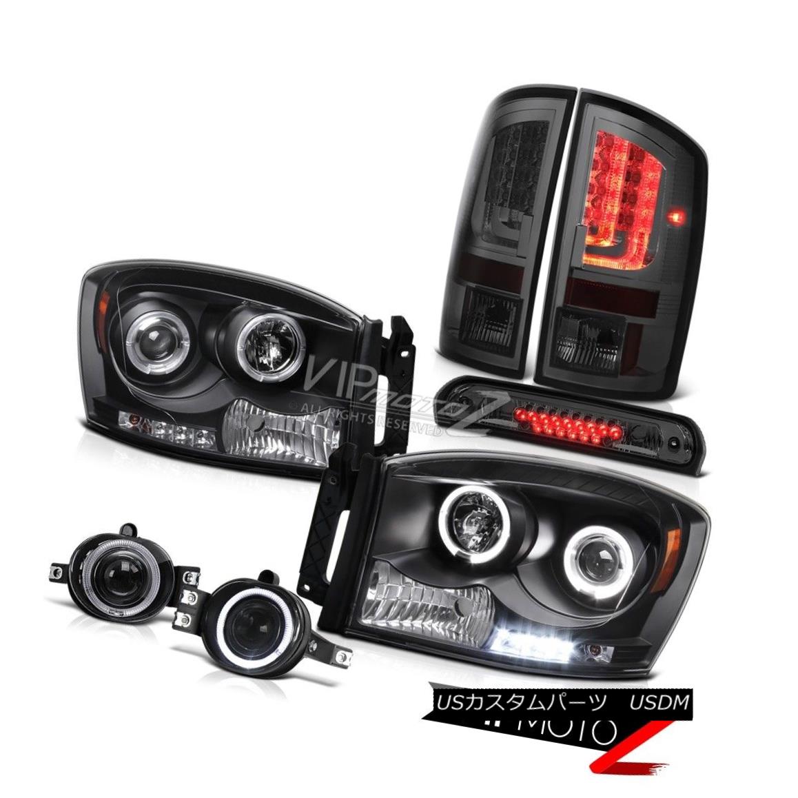 ヘッドライト 2006 Ram 4.7L Titanium Smoke Tail Brake Lamps Headlamps Fog 3RD Lamp Light Bar 2006ラム4.7Lチタン煙テールブレーキランプヘッドランプフォグ3RDランプライトバー 【並行輸入品】
