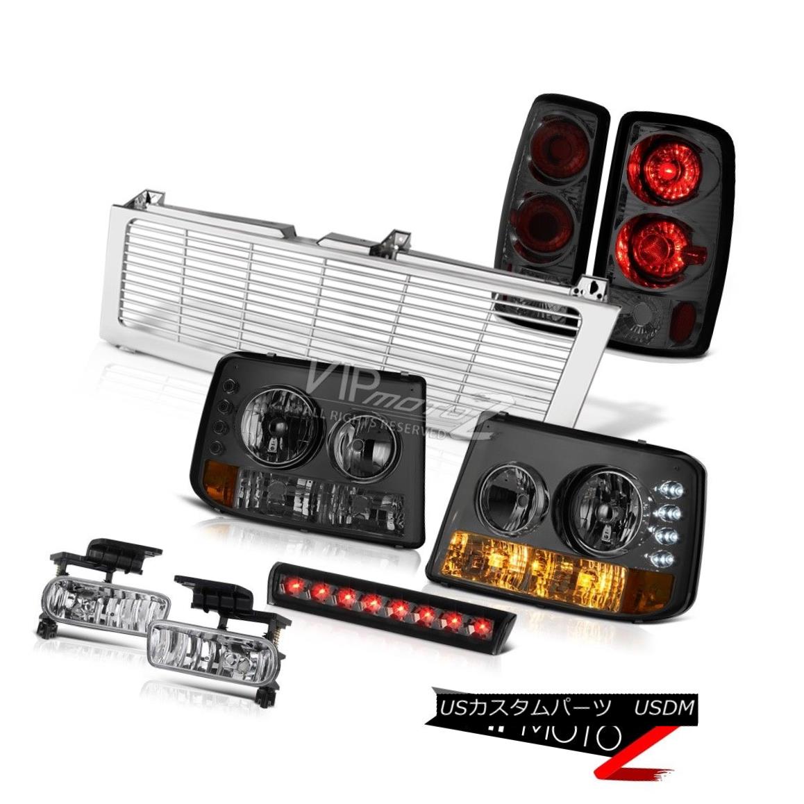 ヘッドライト Parking Headlamps Rear Lights Smoke Fog Stop LED Chrome 2000-06 Suburban 5.3L 駐車ライトヘッドライトリアライトスモークフォグストップLED Chrome 2000-06郊外5.3L 【並行輸入品】
