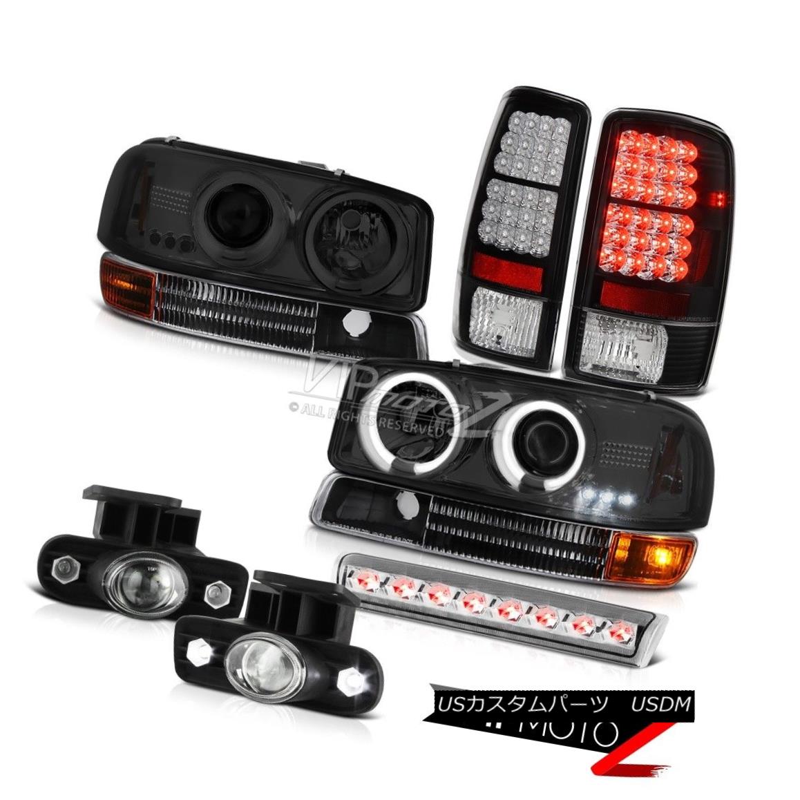 ヘッドライト 2000-2006 GMC Yukon CCFL Angel Eye Headlights LED Tail Lamps FogLamps Roof Brake 2000-2006 GMC Yukon CCFLエンジェルアイヘッドライトLEDテールランプフォグランプルーフブレーキ 【並行輸入品】