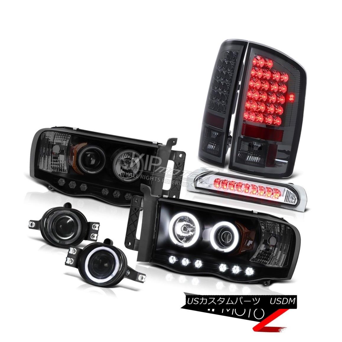 ヘッドライト 02-05 Ram 1500 CCFL DRL Halo Headlight LED Tail Light Projector Fog Stop Lamp 02-05 Ram 1500 CCFL DRLハローヘッドライトLEDテールライトプロジェクターフォグストップランプ 【並行輸入品】