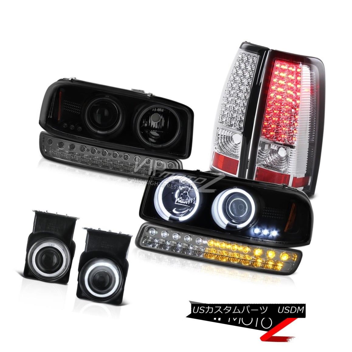 ヘッドライト 03-06 Sierra C3 Chrome Fog Lamps SMD Tail Lights Signal Light CCFL Headlights 03-06シエラC3クロームフォグランプSMDテールライト信号ライトCCFLヘッドライト 【並行輸入品】