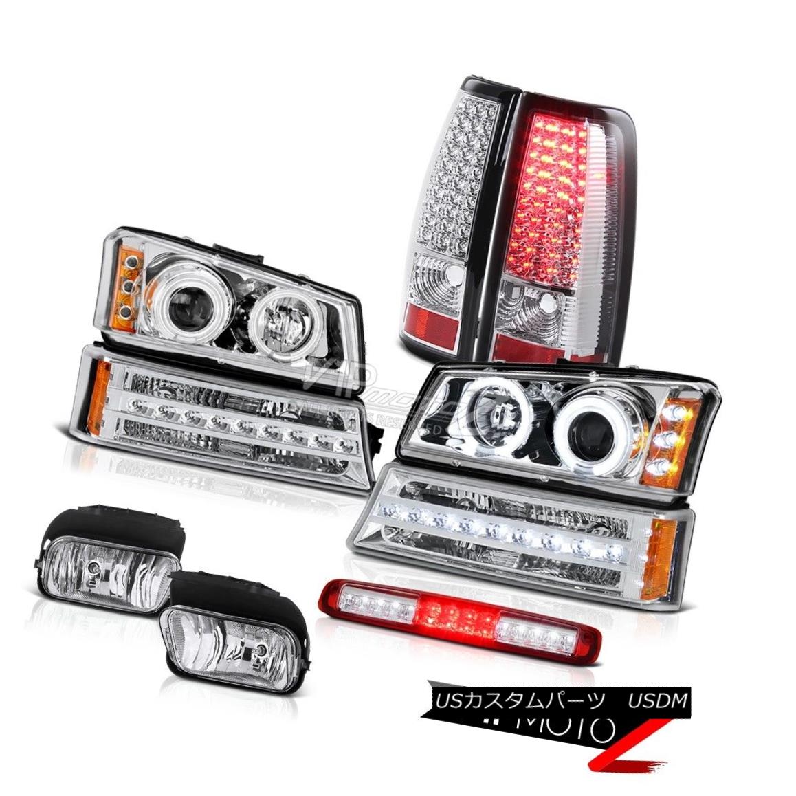 ヘッドライト 03 04 05 06 Silverado 1500 Foglamps 3RD Brake Lamp Bumper Headlamps Taillights 03 04 05 06シルバラード1500フォグランプ3RDブレーキランプバンパーヘッドランプテールランプ 【並行輸入品】