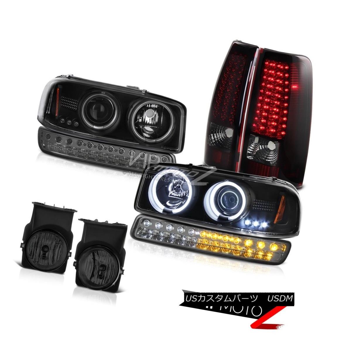 ヘッドライト 03-06 Sierra 2500 Smoked Foglamps Red LED Taillights Bumper Light CCFL Headlamps 03-06 Sierra 2500スモークフォグランプ赤色LED曇りバンパーライトCCFLヘッドランプ 【並行輸入品】