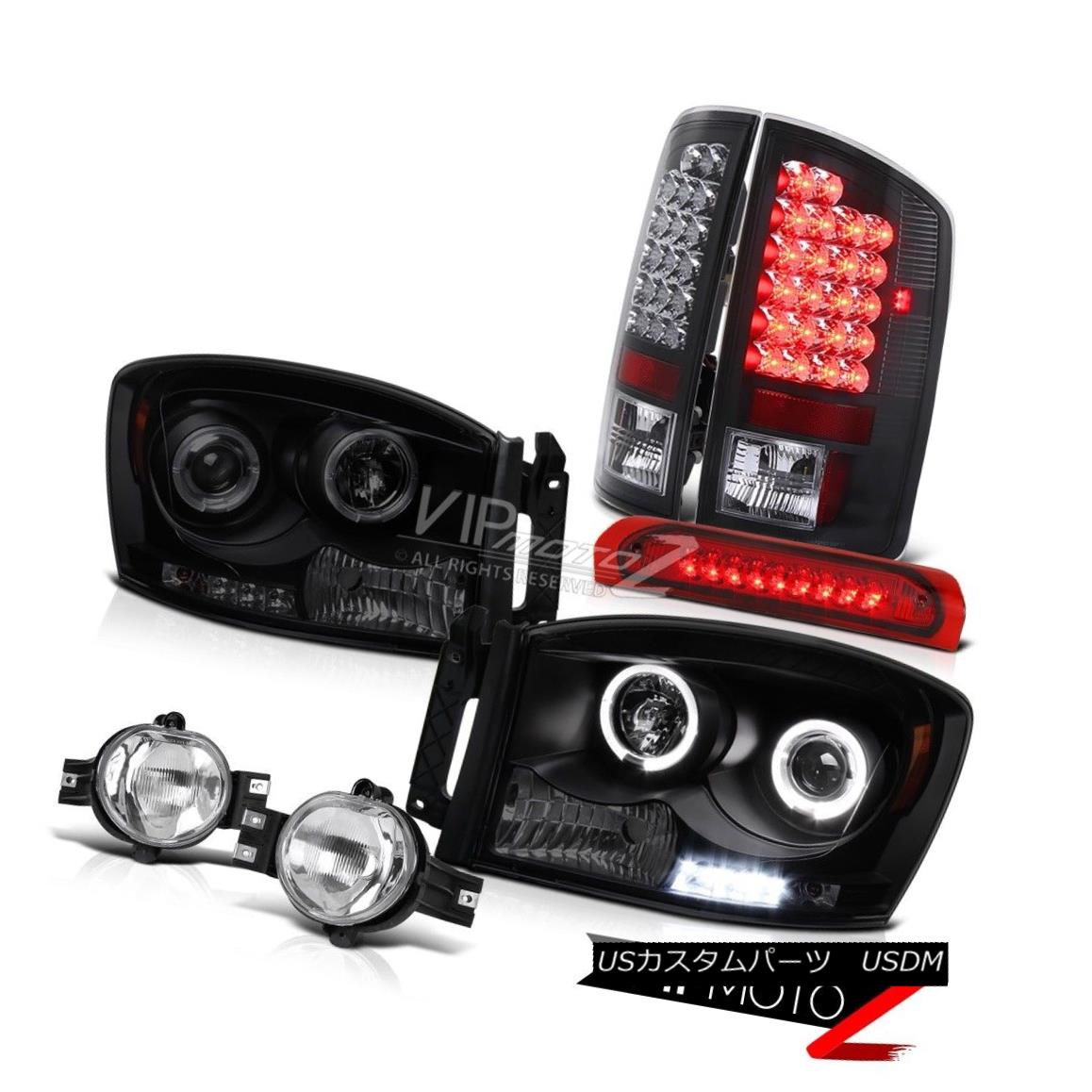 ヘッドライト Smoke Halo LED Headlight Tail Lights Foglamp Roof Stop Lamp Red Ram ST 2007 2008 Smoke Halo LEDヘッドライトテールライトFoglamp Roof Stop Lamp Red Ram ST 2007 2008 【並行輸入品】