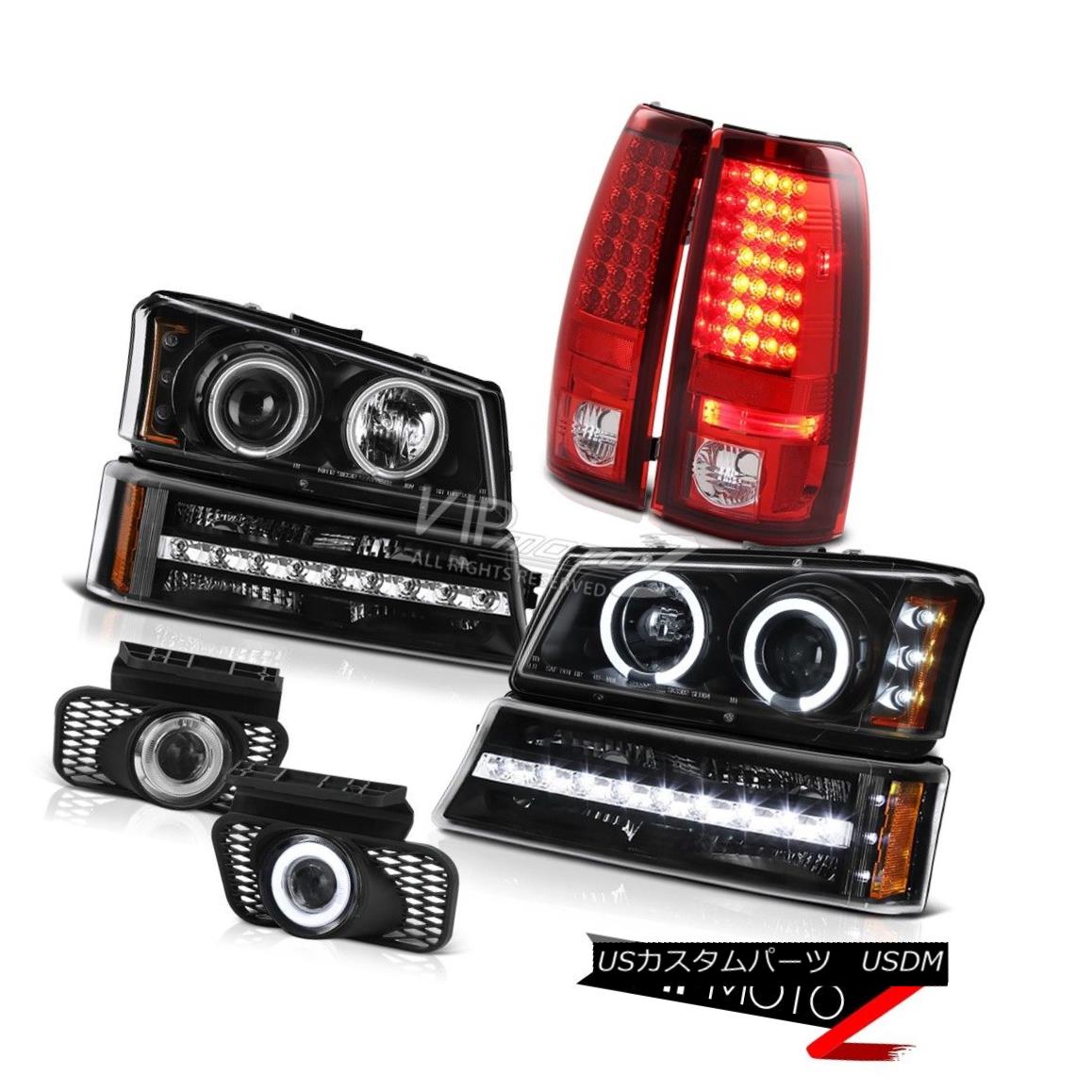 ヘッドライト 03 04 05 06 Silverado 1500 Foglights taillamps bumper light headlamps CCFL Halo 03 04 05 06 Silverado 1500フォグライトテールランプバンパーライトヘッドランプCCFL Halo 【並行輸入品】