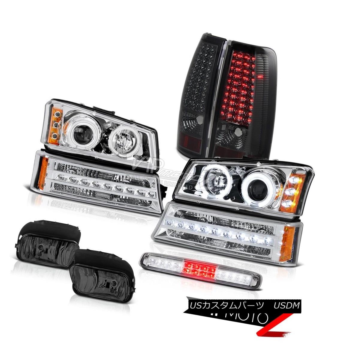 ヘッドライト 03-06 Silverado Fog Lights Euro Clear 3RD Brake Lamp Bumper Light Headlamps Tail 03-06 Silveradoフォグライトユーロクリア3RDブレーキランプバンパーライトヘッドランプテール 【並行輸入品】