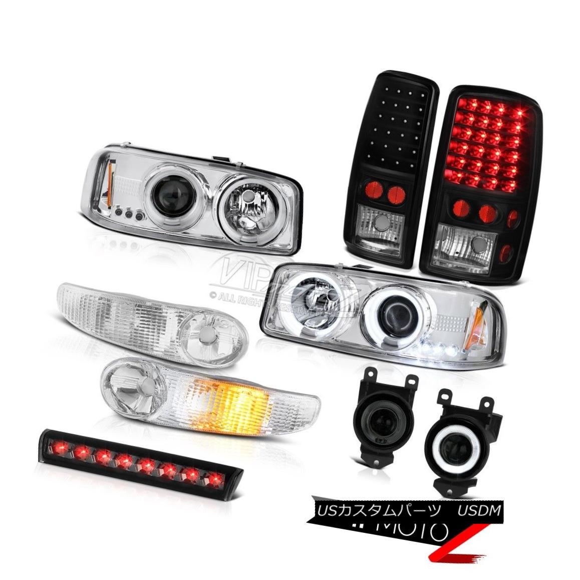 ヘッドライト 01-06 GMC Yukon Denali Halo Headlight Bumper Brake Light FogLamp Third Brake LED 01-06 GMCユーコンデナリハローヘッドライトバンパーブレーキライトフォグランプ第3ブレーキLED 【並行輸入品】