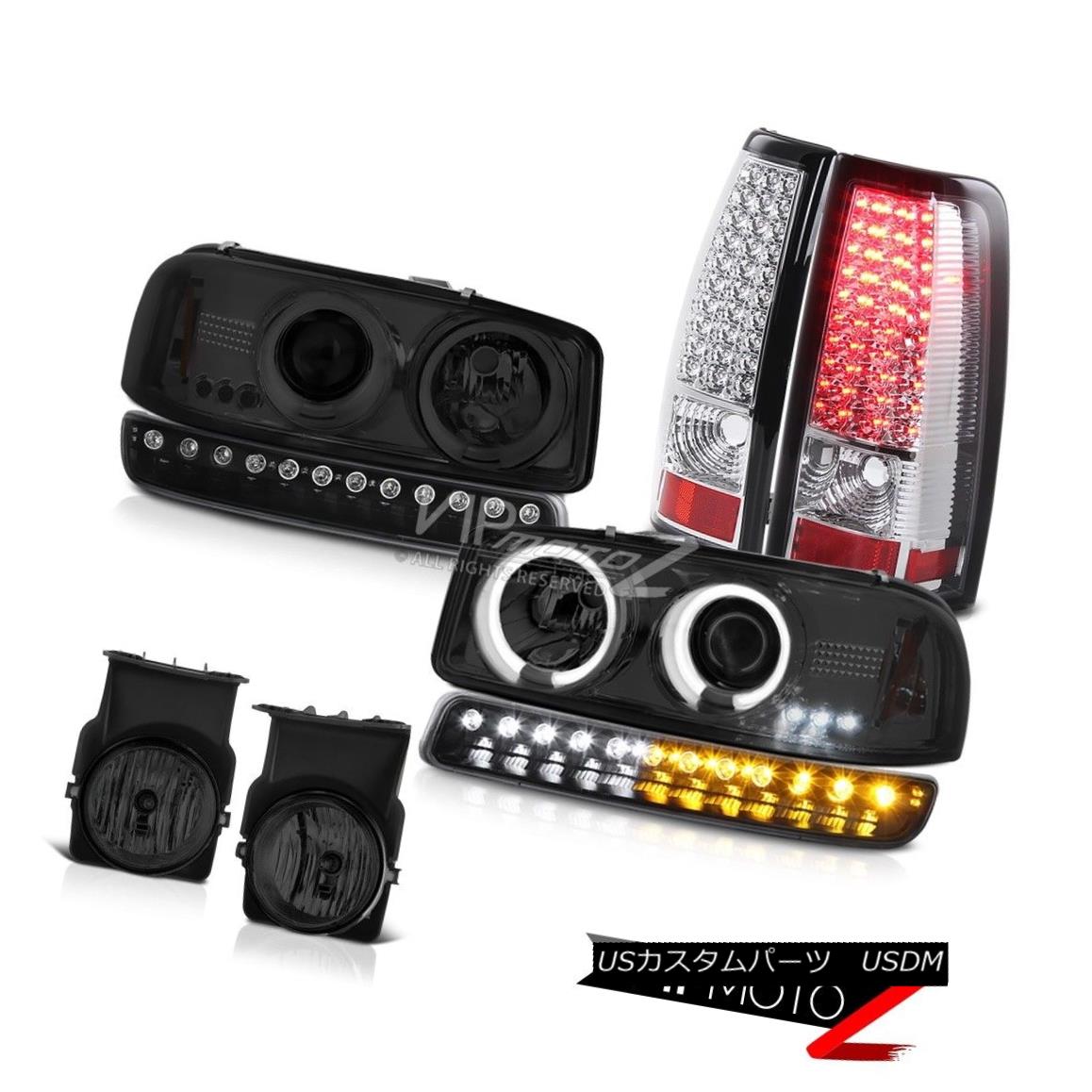 ヘッドライト 03-06 Sierra 4.3L Foglights crystal clear taillamps signal lamp ccfl headlamps 03-06 Sierra 4.3L Foglightsクリスタルクリアテールランプ信号ランプccflヘッドランプ 【並行輸入品】