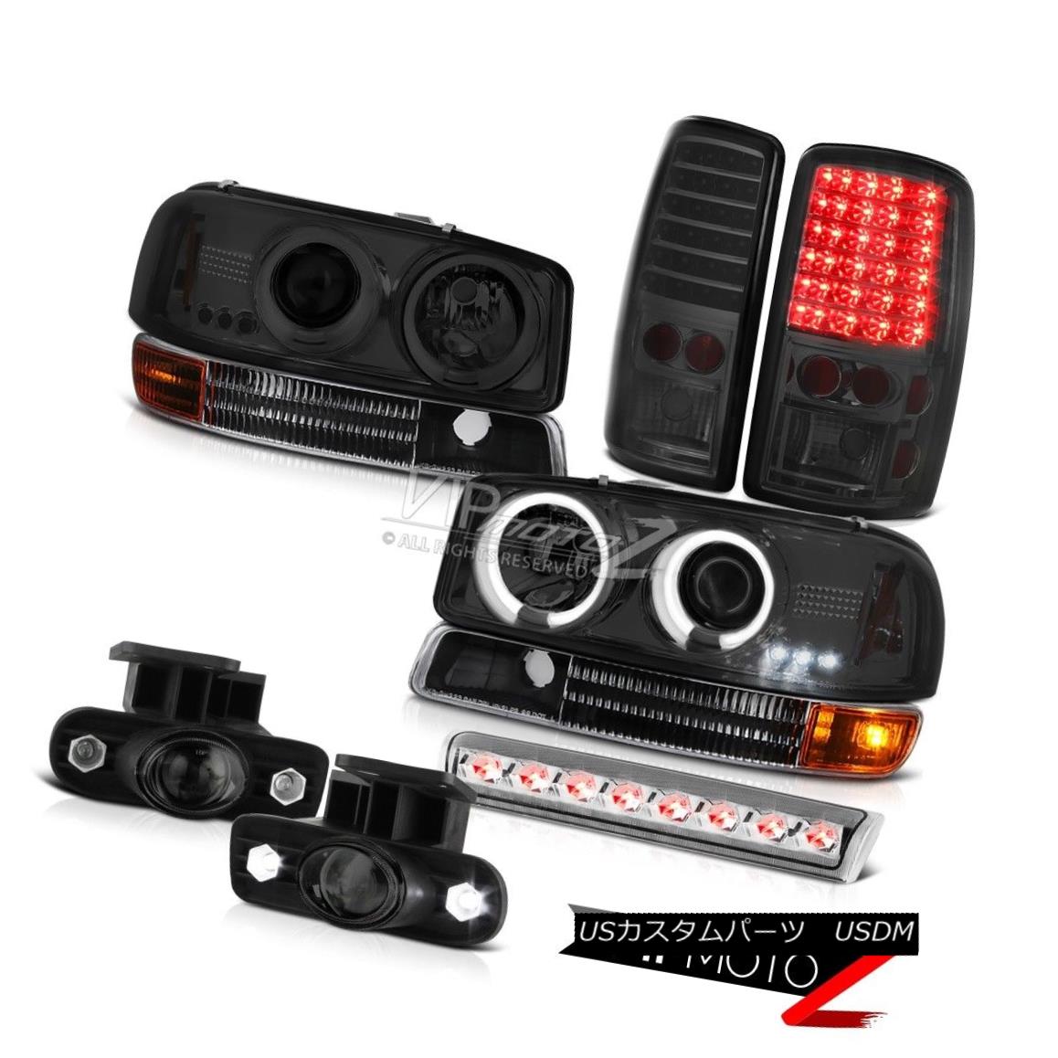 ヘッドライト 2000-2006 Yukon Angel Eye CCFL Headlight Parking LED Chrome Brake Tail Light Fog 2000-2006ユーコンエンジェルアイCCFLヘッドライトパーキングLEDクロームブレーキテールライトフォグ 【並行輸入品】