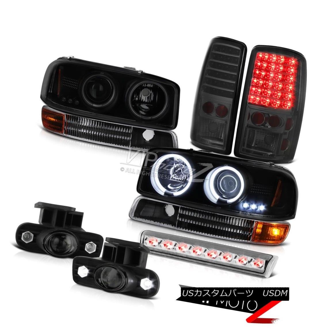 ヘッドライト 00-06 Yukon Headlight CCFL Halo Bumper Rear Third Brake Tail Lights LED FogLamps 00-06ユーコンヘッドライトCCFLハローバンパーリア第3ブレーキテールライトLEDフォグランプ 【並行輸入品】