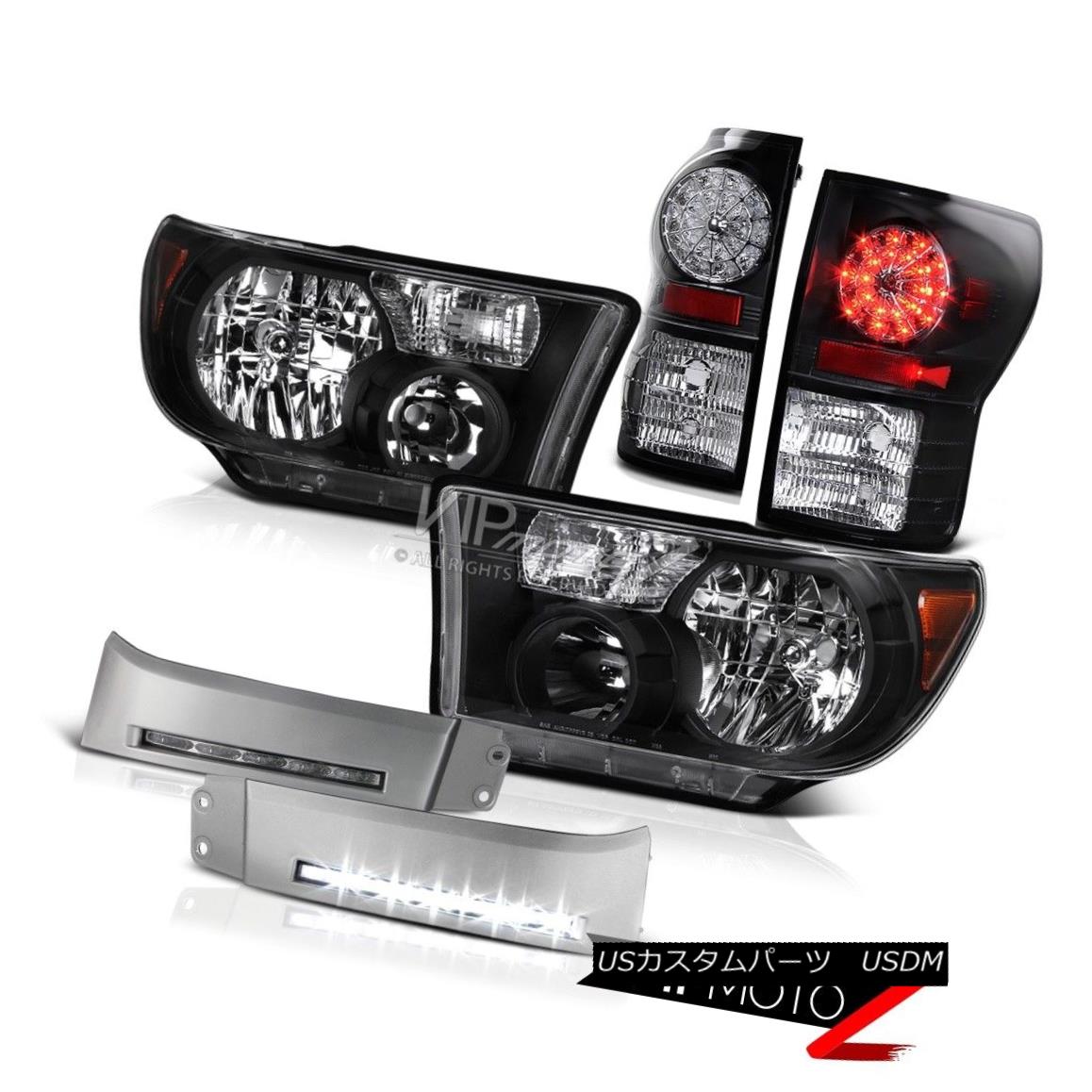 ヘッドライト Toyota Tundra 07-13 Halo LED Projector Headlight SMD Brake Lamp DRL Fog Lights Toyota Tundra 07-13 Halo LEDプロジェクターヘッドライトSMDブレーキランプDRLフォグライト 【並行輸入品】