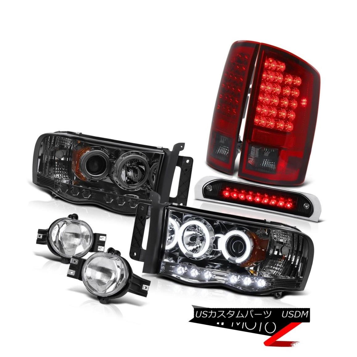 ヘッドライト 02-05 Ram WS Tinted CCFL Rim Headlights Smokey Red Taillights Clear Fog Roof 3rd 02-05 Ram WSのCCFLリムヘッドライトスモーキーレッドテールライトクリアフォグルーフ3rd 【並行輸入品】