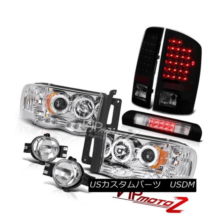 ヘッドライト 02 03 04 05 Ram 2500 Halo LED Headlights Tail Lamps Bumper Fog Euro 3rd Brake 02 03 04 05 Ram 2500 Halo LEDヘッドライトテールランプバンパーフォグユーロ3rdブレーキ 【並行輸入品】