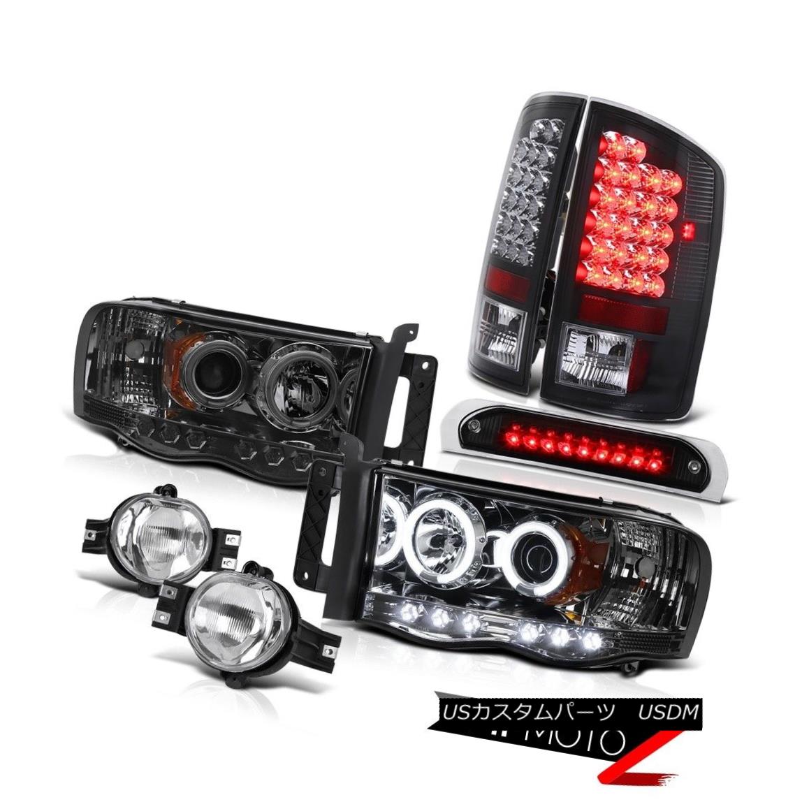 ヘッドライト 02 03 04 05 Ram SLT 2x CCFL Smoke Headlights SMD Tail Lights Euro Fog LED Brake 02 03 04 05 Ram SLT 2x CCFLスモークヘッドライトSMDテールライトユーロフォグLEDブレーキ 【並行輸入品】