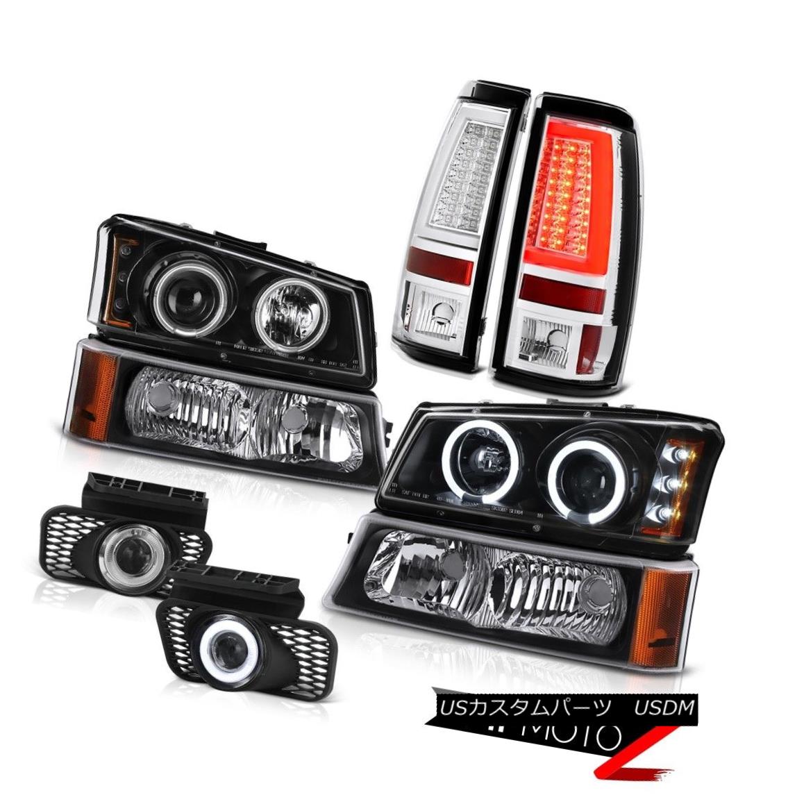 ヘッドライト 03-06 Silverado Tail Brake Lights Bumper Lamp Foglights Headlights Tron Style 03-06 SilveradoテールブレーキライトバンパーランプフォグライトヘッドライトTron Style 【並行輸入品】