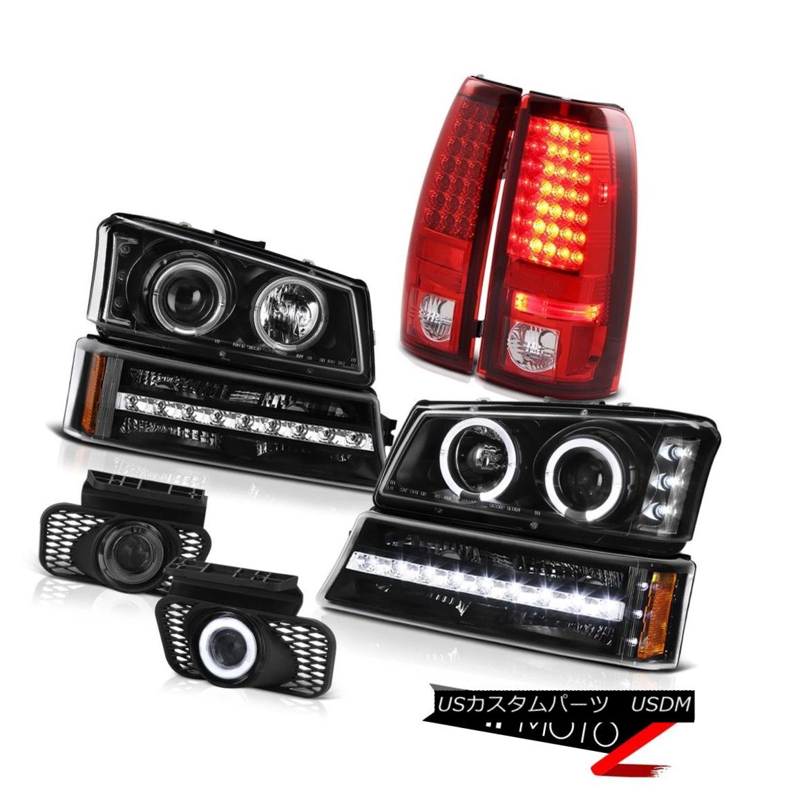 ヘッドライト 03 04 05 06 Silverado Titanium smoke fog lamps tail black parking lamp Headlamps 03 04 05 06 Silveradoチタン煙霧灯テールブラックパーキングランプヘッドランプ 【並行輸入品】