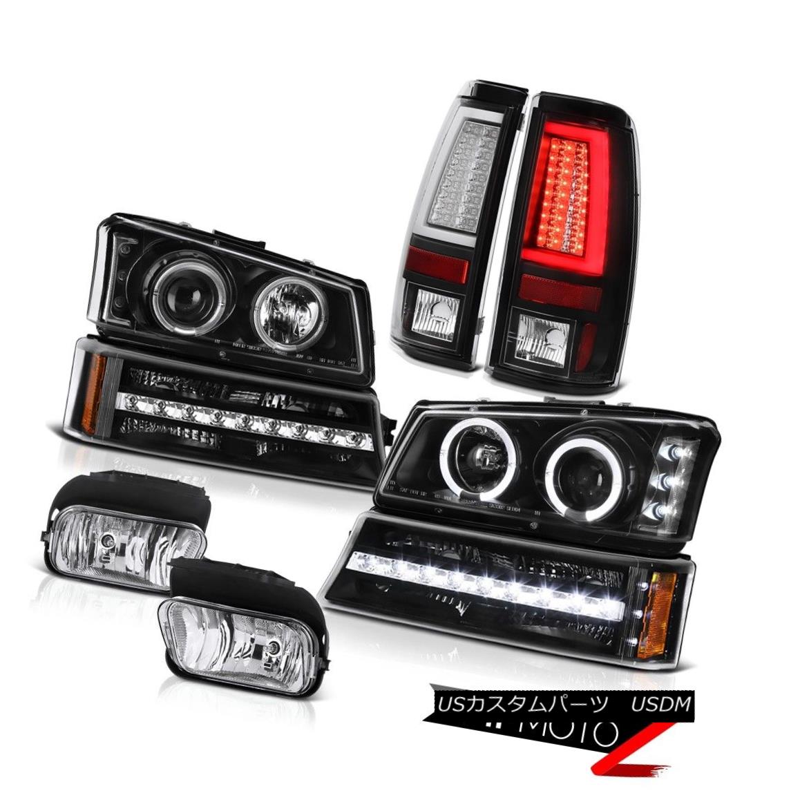 ヘッドライト 03-06 Silverado Tail Brake Lamps Chrome Fog Lights Parking Light Headlamps LED 03-06 Silveradoテールブレーキランプクロームフォグライト駐車ライトヘッドランプLED 【並行輸入品】