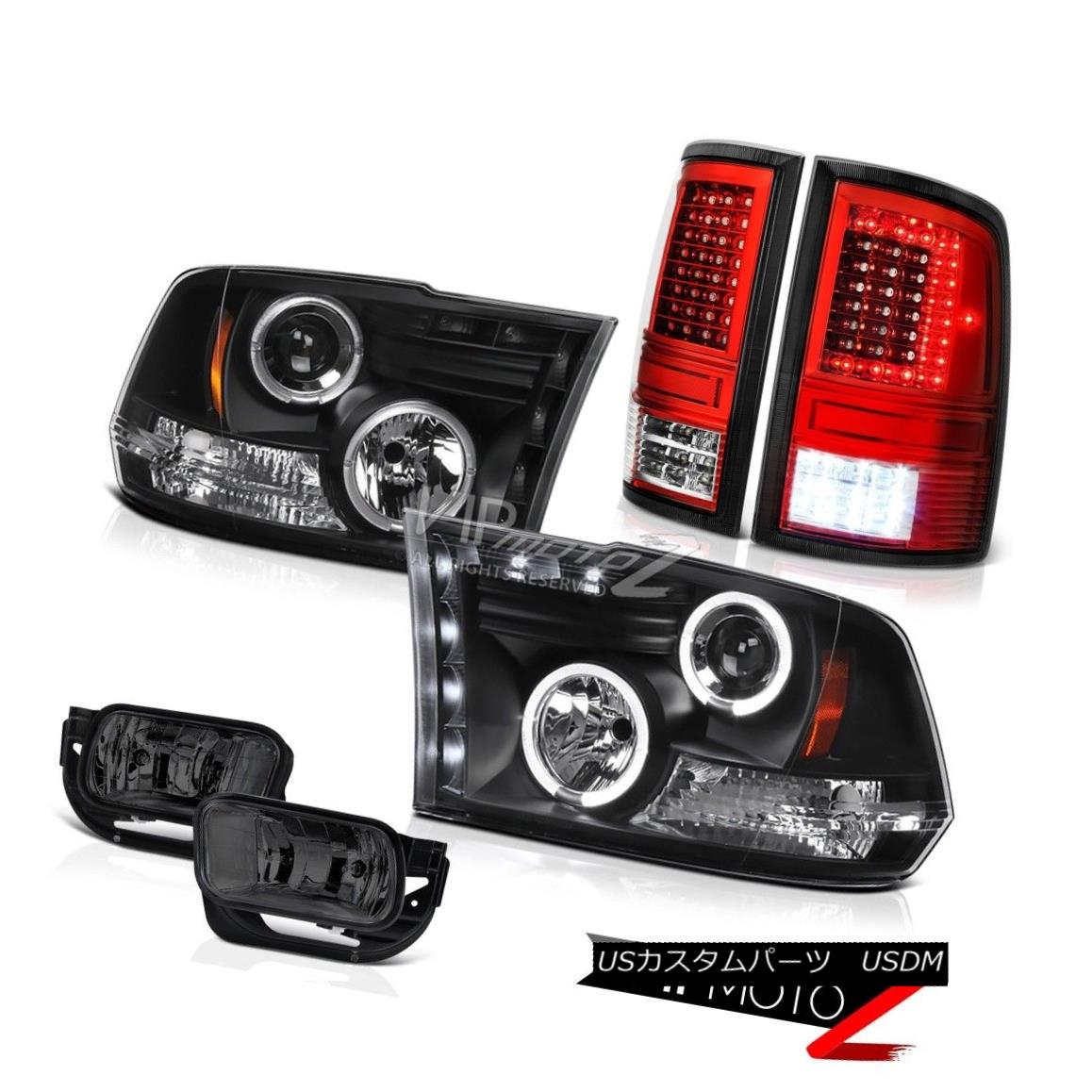 ヘッドライト 09-14 15-17 Dodge RAM 2500 3500 Tail Lamps Driving Lights Black Head Assembly 09-14 15-17ダッジRAM 2500 3500テールランプドライビングライトブラックヘッドアセンブリ 【並行輸入品】