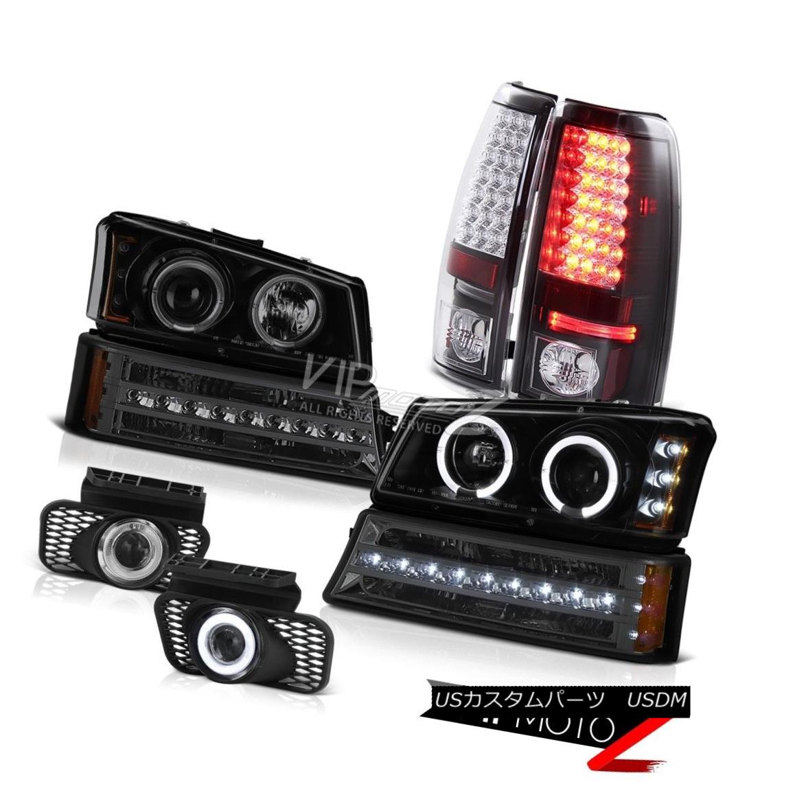 ヘッドライト 2003-2006 Chevy Silverado Chrome foglights tail lamps signal light headlamps 2003年?2006年シボレーシルバラードクロームフォギーライトテールランプ信号ライトヘッドライト 【並行輸入品】