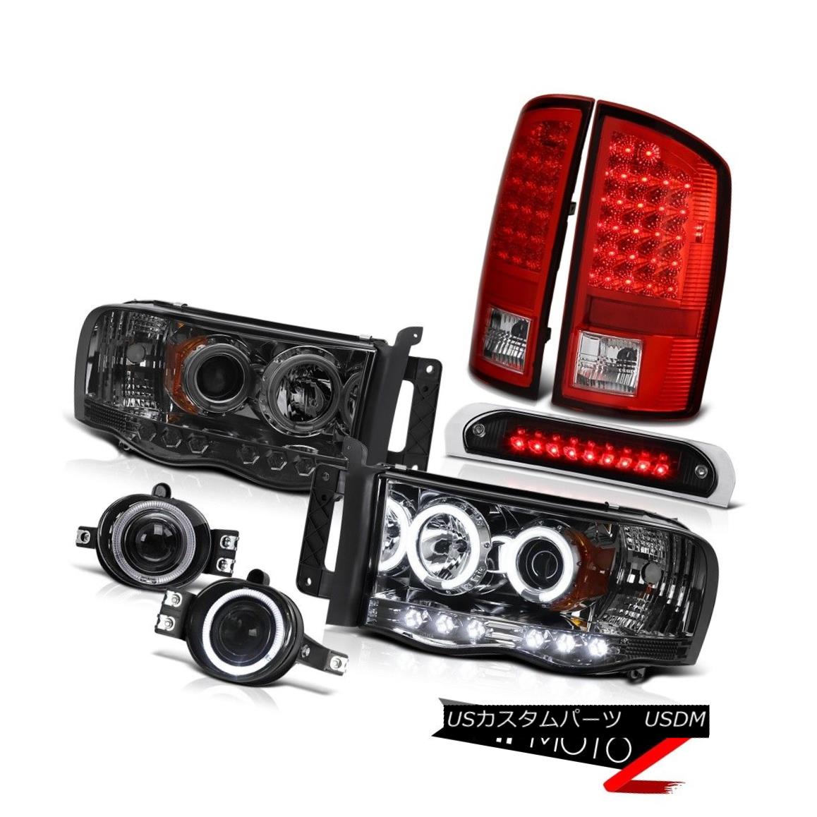 ヘッドライト 2002-2005 Ram ST CCFL Angel Eye Headlamps LED Signal Taillamps Driving Fog Brake 2002-2005 Ram ST CCFLエンジェルアイヘッドランプLED信号タイヤランプドライビングフォグブレーキ 【並行輸入品】