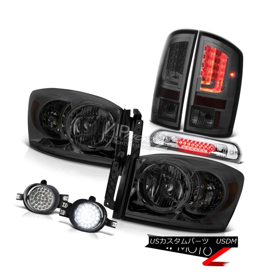 ヘッドライト 07-08 Dodge Ram 1500 WS Tail Lights Headlights Foglamps Roof Cab Light LED SMD 07-08ダッジラム1500 WSテールライトヘッドライトフォグランプルーフキャブライトLED SMD 【並行輸入品】