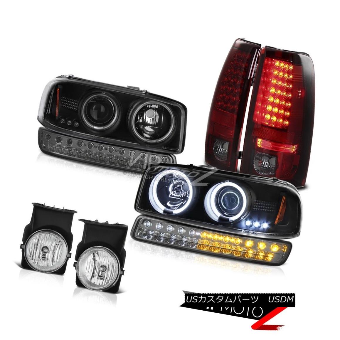 ヘッドライト 03-06 Sierra 2500 Fog Lamps Smokey Red SMD Taillights Signal Lamp CCFL Headlamps 03-06 Sierra 2500フォグランプスモーキーレッドSMDティアライト信号ランプCCFLヘッドランプ 【並行輸入品】