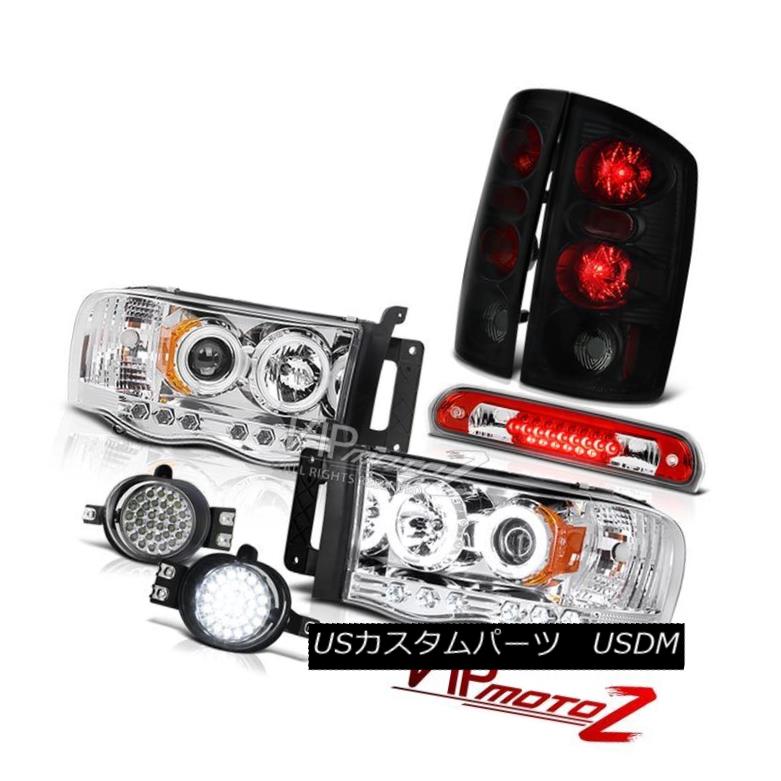 ヘッドライト 02-05 Ram SLT Brightest CCFL Headlights Sinister Black Brake Lamps LED Fog Cargo 02-05 Ram SLT最も明るいCCFLヘッドライト不快なブラックブレーキランプLEDフォグカーゴ 【並行輸入品】