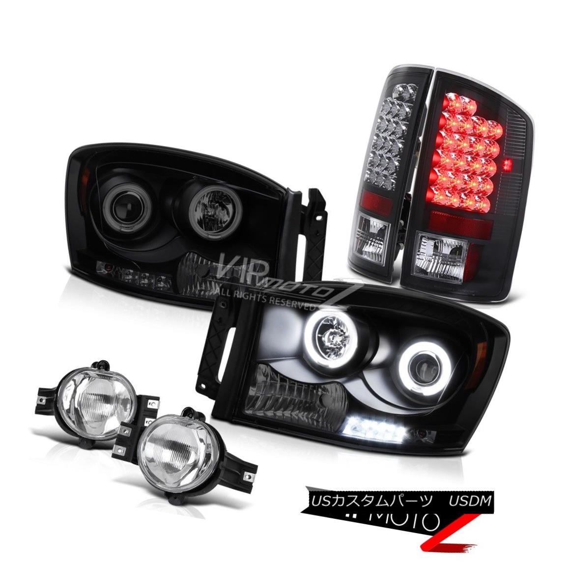 ヘッドライト Projector Headlight CCFL Halo L.E.D Tail Lights Foglight Ram 4.7L ST 2007 2008 プロジェクターヘッドライトCCFL Halo L.E.DテールライトFoglight Ram 4.7L ST 2007 2008 【並行輸入品】 78,106円