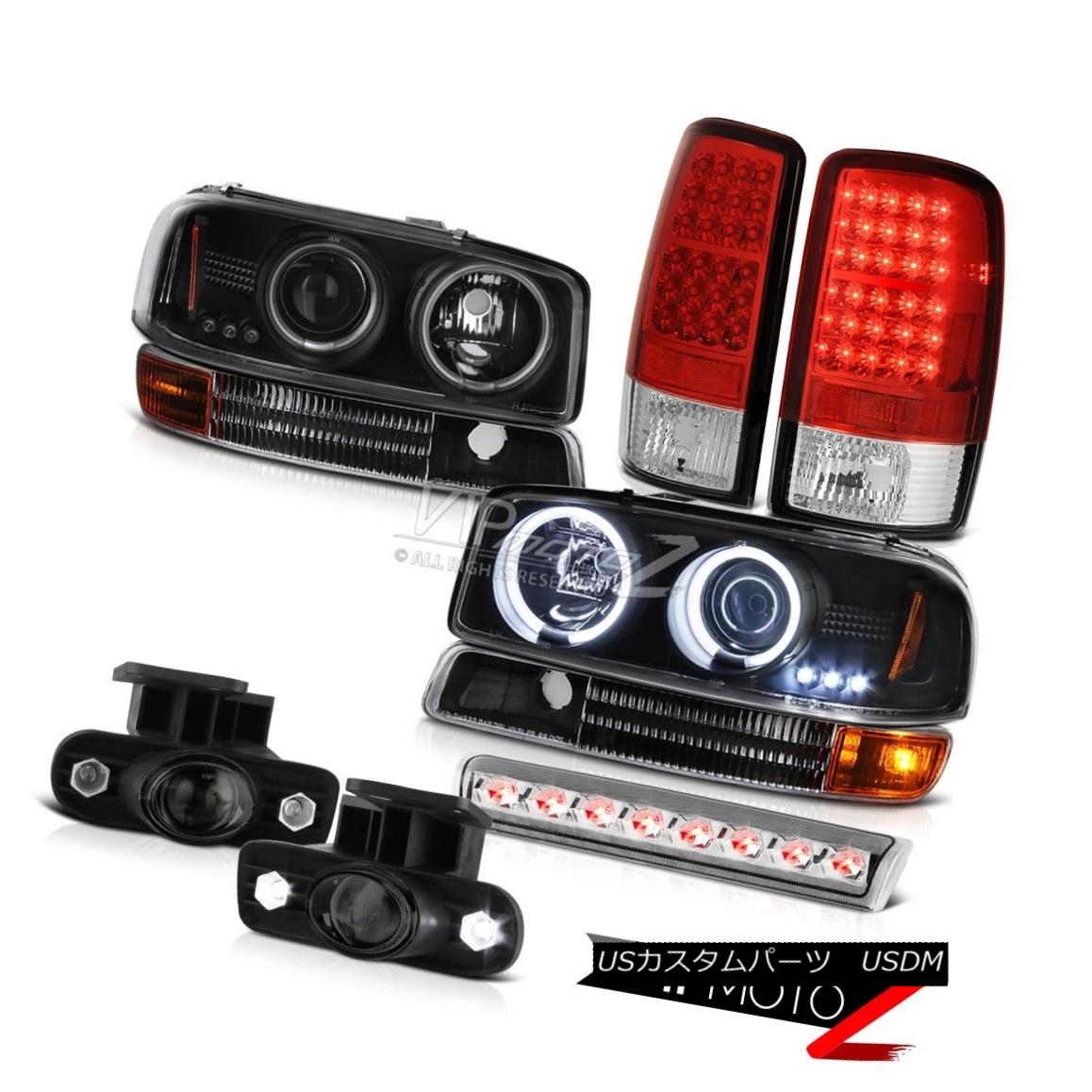 ヘッドライト 2000-2006 Yukon C.C.F.L Halo Headlights LED Tail Lights DRL FogLamps 3rd Brake 2000-2006 Yukon C.C.F.L HaloヘッドライトLEDテールライトDRL FogLamps 3rdブレーキ 【並行輸入品】