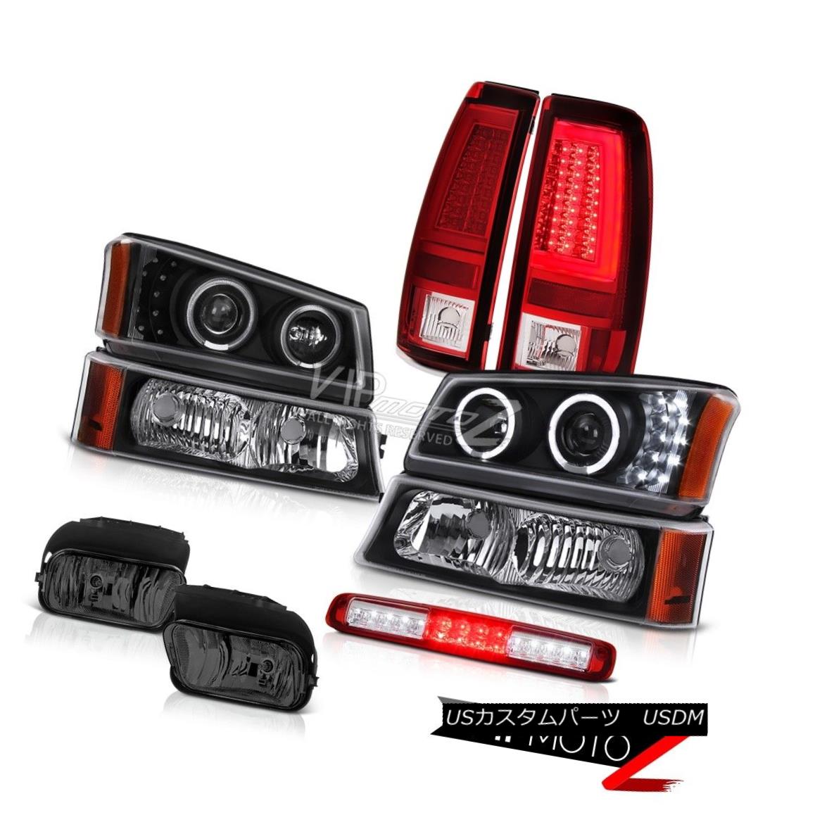 ヘッドライト 03-06 Chevy Silverado Taillights Smoked Fog Lamps Signal Lamp Roof Cab Headlamps 03-06 Chevy Silveradoテールライトスモークフォグランプシグナルランプルーフキャブヘッドランプ 【並行輸入品】