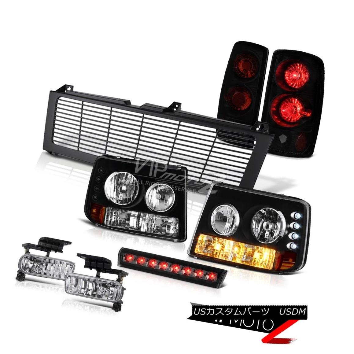 ヘッドライト Headlamps Sinister Black Tail Lights Clear Fog High 3rd LED 00-06 Suburban 6.0L ヘッドランプ邪悪な黒いテールライトクリアフォッグハイ3番目のLED 00-06郊外の6.0L 【並行輸入品】