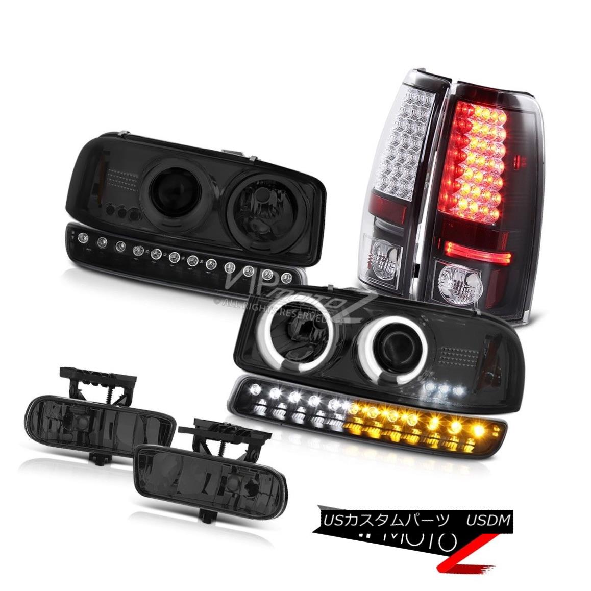ヘッドライト 99 00 01 02 Sierra SL Foglights black led taillights parking lamp ccfl headlamps 99 00 01 02 Sierra SL Foglightsブラックledテールライトパーキングランプccfl headlamps 【並行輸入品】