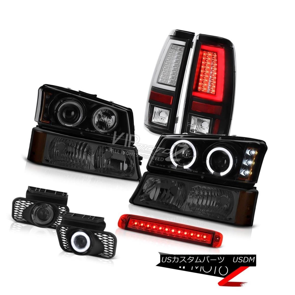ヘッドライト 03 04 05 06 Silverado Tail Lights Roof Cab Light Signal Fog Headlights Halo Rim 03 04 05 06 SilveradoテールライトルーフキャブライトシグナルフォグヘッドライトHalo Rim 【並行輸入品】