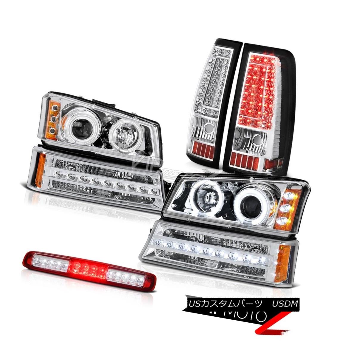 ヘッドライト 03-06 Silverado 2500Hd Bloody Red High Stop Lamp Taillights Signal Headlamps 03-06 Silverado 2500Hd Bloody Redハイストップランプテールライトヘッドランプ 【並行輸入品】
