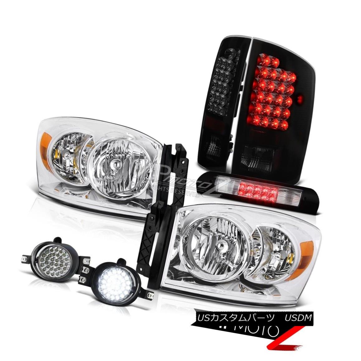 ヘッドライト 07 08 Ram ST Crystal Headlights LH RH LED Tail Lamp Driving Foglights High Cargo 07 08 Ram STクリスタルヘッドライトLH RH LEDテールランプFoglights High Cargo 【並行輸入品】