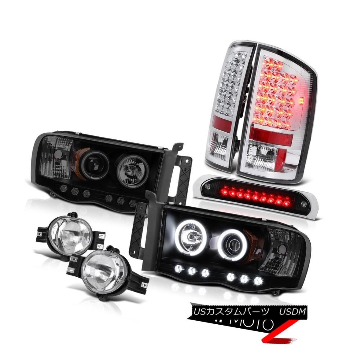ヘッドライト 2002-2005 Ram BRIGHTEST CCFL Ring Headlights Tail Lamps Foglights Roof Stop LED 2002-2005 Ram BRIGHTEST CCFLリングヘッドライトテールランプFoglightsルーフストップLED 【並行輸入品】