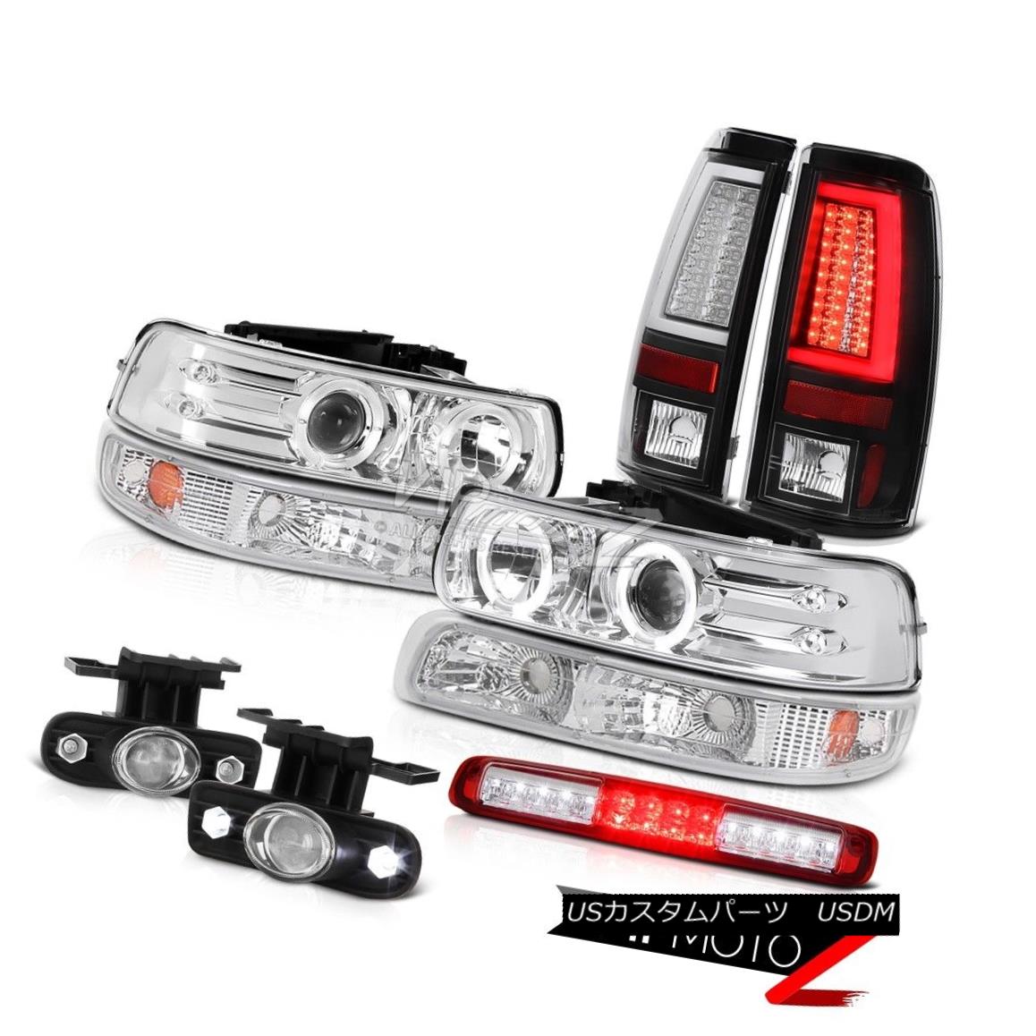 ヘッドライト 99 00 01 02 Silverado LTZ Taillights Headlights Roof Cargo Light Signal Foglamps 99 00 01 02 Silverado LTZテールライトヘッドライト屋根カーゴライト信号フォグランプ 【並行輸入品】