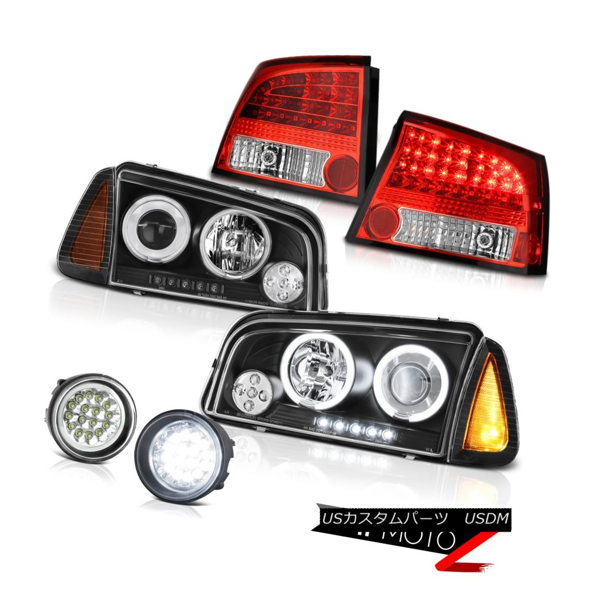ヘッドライト 06-08 Dodge Charger 5.7L Fog lights taillamps corner lamp projector headlamps 06-08ダッジチャージャー5.7Lフォグライトテールランプコーナーランププロジェクターヘッドランプ 【並行輸入品】