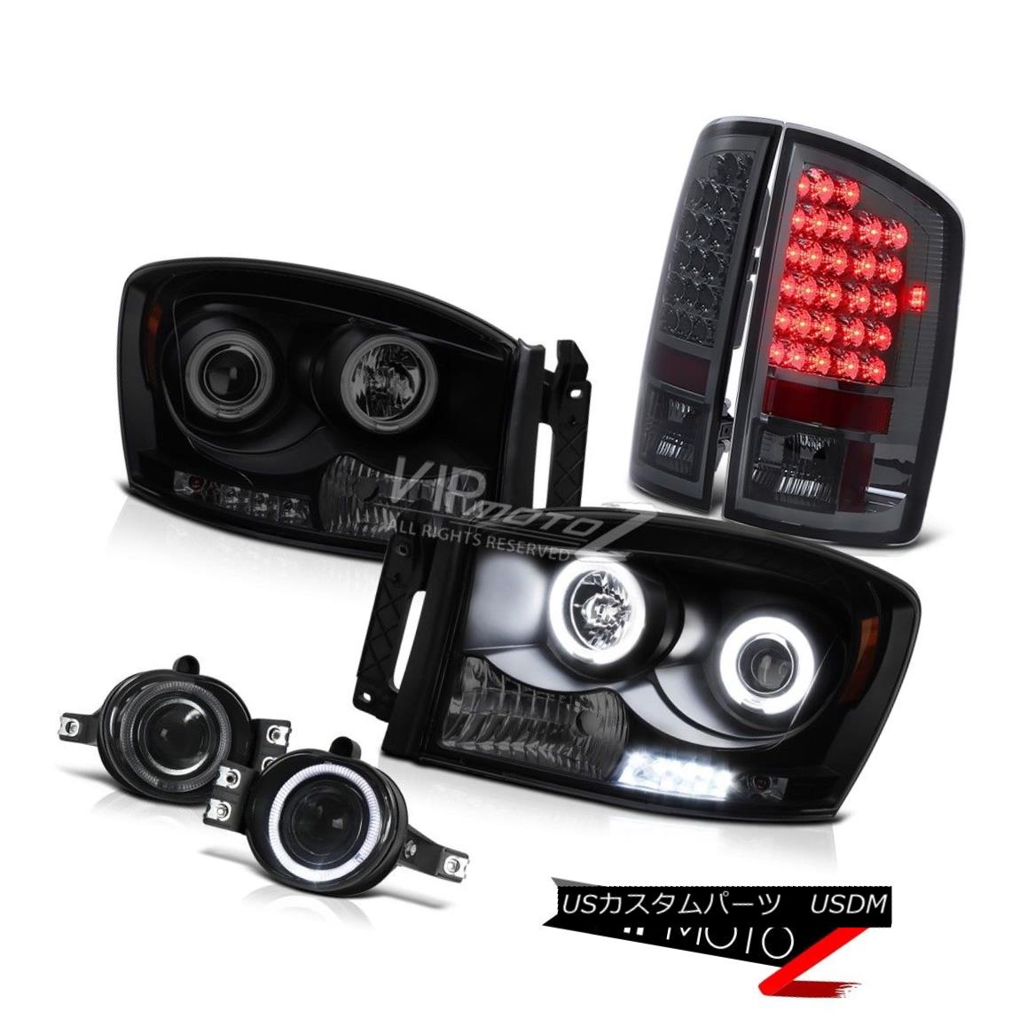 ヘッドライト 06 Ram 1500 2500 3500 World Brightest CCFL Halo Ring Headlights LED DRL Foglight 06 Ram 1500 2500 3500世界で最も明るいCCFL HaloリングヘッドライトLED DRL Foglight 【並行輸入品】