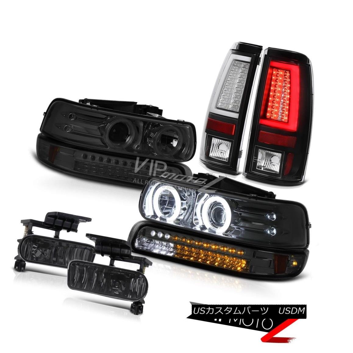 ヘッドライト 99-02 Silverado LTZ Rear Brake Lights Parking Light Headlamps Fog LED CCFL Rim 99-02 Silverado LTZリアブレーキライトパーキングライトヘッドランプフォグLED CCFLリム 【並行輸入品】