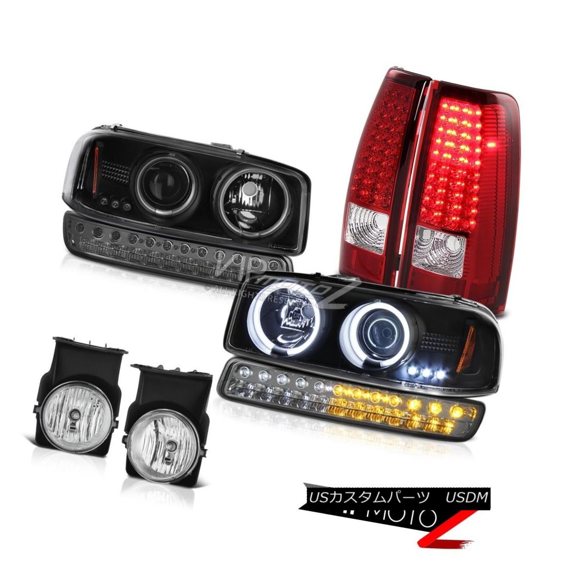 ヘッドライト 2003-2006 Sierra SLT Fog Lamps LED Taillamps Smoked Signal Light CCFL Headlamps 2003-2006シエラSLTフォグランプLEDタイルランプスモークシグナルライトCCFLヘッドランプ 【並行輸入品】