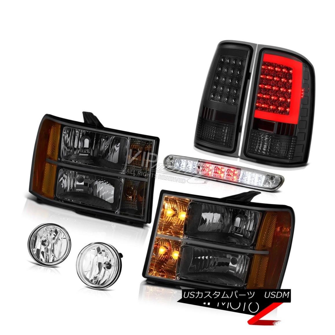 ヘッドライト 08-14 Gmc Sierra 2500 WT Tail Lamps Fog Headlamps Third Brake Lamp \