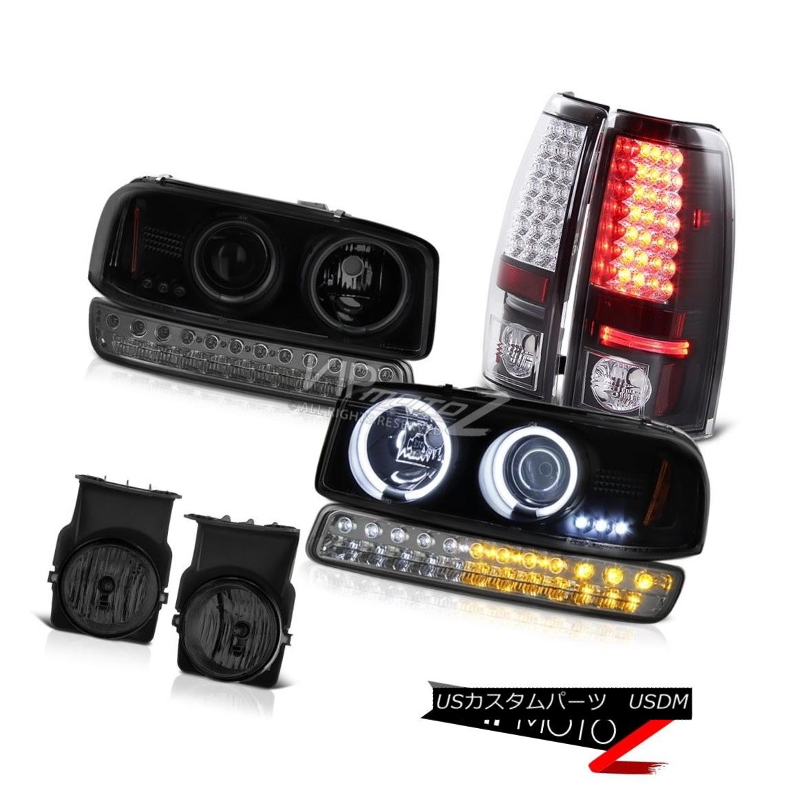 ヘッドライト 03-06 Sierra C3 Smokey Foglights Black LED Tail Lamps Signal Lamp Headlamps LED 03-06 Sierra C3 Smokey FoglightsブラックLEDテールランプ信号ランプヘッドランプLED 【並行輸入品】