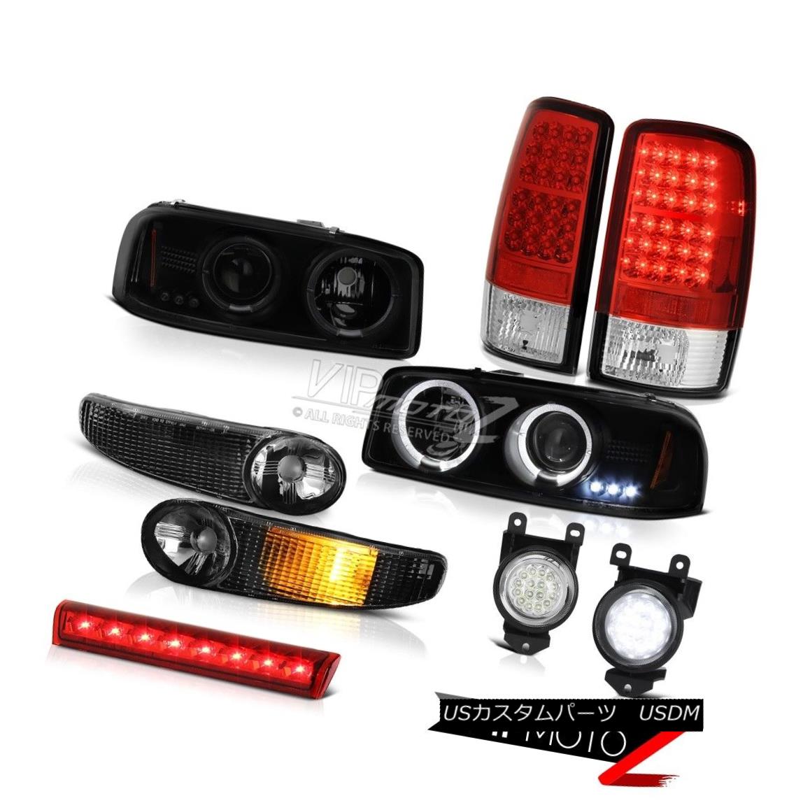ヘッドライト Headlights Halo Parking Bright LED 01-06 GMC Yukon Denali Tail Lights Fog Brake ヘッドライトHaloパーキングブライトLED 01-06 GMCユーコンデナリテールライトフォグブレーキ 【並行輸入品】