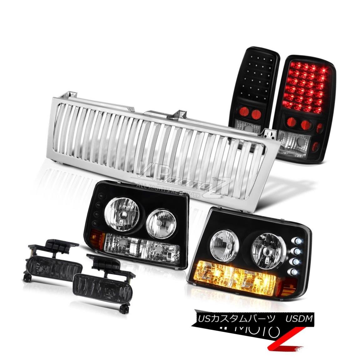 ライト ランプ オンラインショップ Parking Suburban Chevy 00 06 ヘッドライト Headlamps 00 06シボレー郊外パーキングヘッドランプledブラックテールライトダークスモークフォググリル Grille Fog Smoke Dark Taillight Black Led Lapizblanco Com
