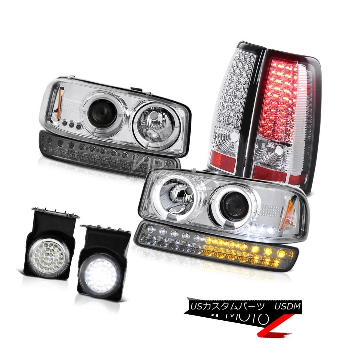 ヘッドライト 2003-2006 Sierra SL Chrome Foglamps LED Taillamps Smoked Signal Light Headlamps 2003-2006 Sierra SL Chrome Foglamps LEDタイルランプスモークシグナルライトヘッドランプ 【並行輸入品】 78,106円