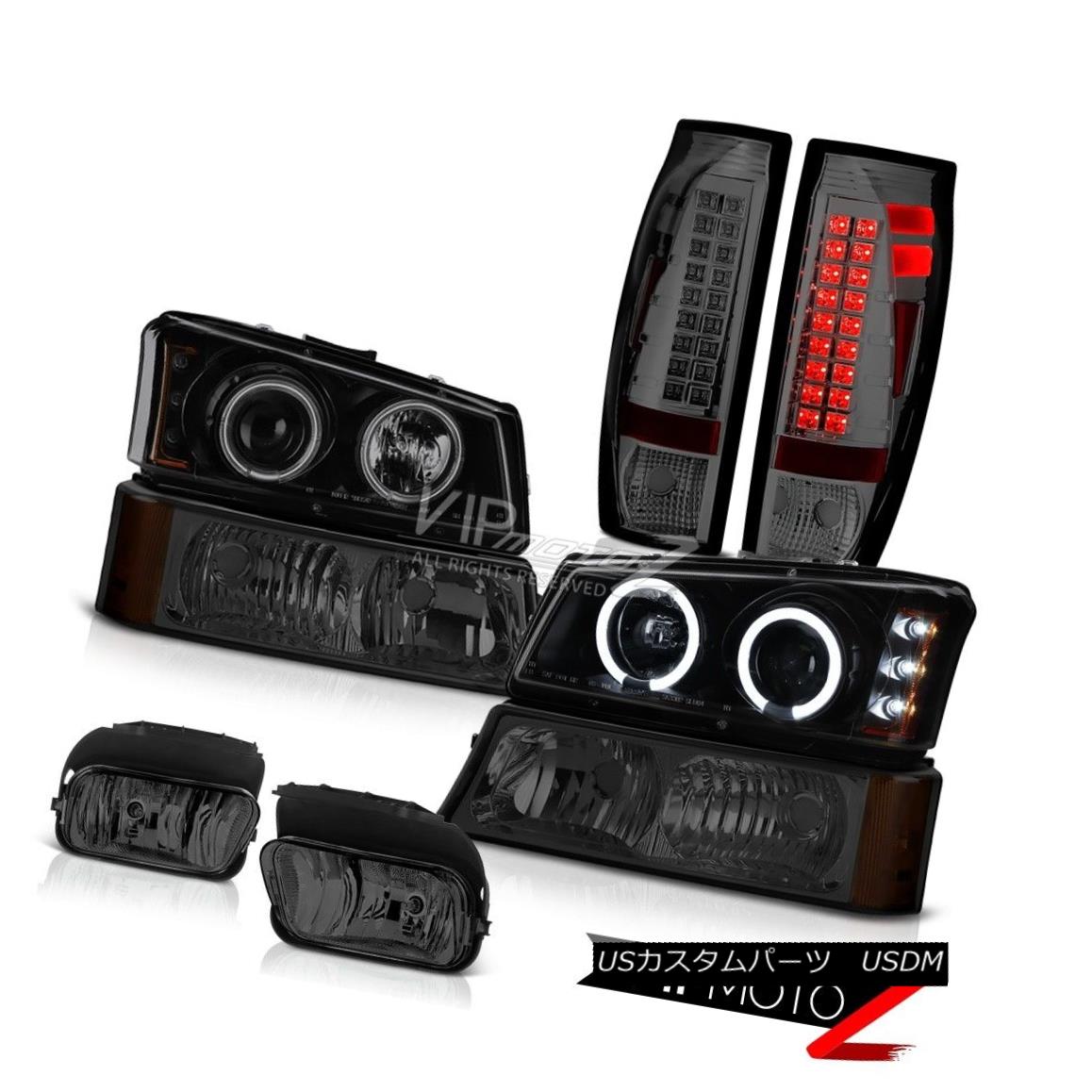 ヘッドライト 03-06 Chevy Avalanche Smoked Fog Lights Parking Brake Signal Lamp Headlamps 03-06 Chevy Avalancheスモークフォグライトパーキングブレーキシグナルランプヘッドランプ 【並行輸入品】