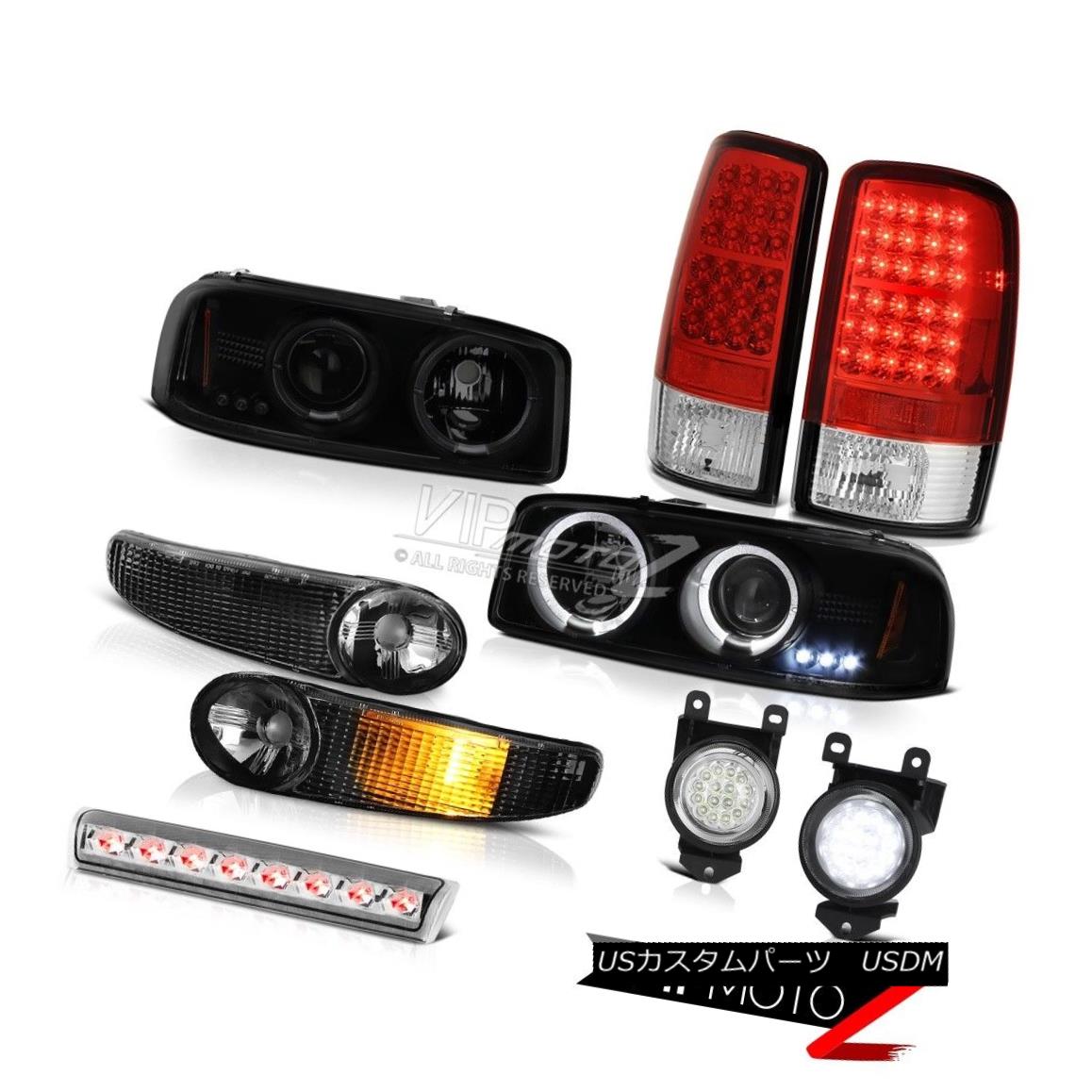 ヘッドライト SMD Sinister Black Headlamps Signal LED Tail Light Fog Cargo 01-06 Yukon XL 6.0L SMD Sinisterブラックヘッドランプ信号LEDテールライトフォグカーゴ01-06 Yukon XL 6.0L 【並行輸入品】