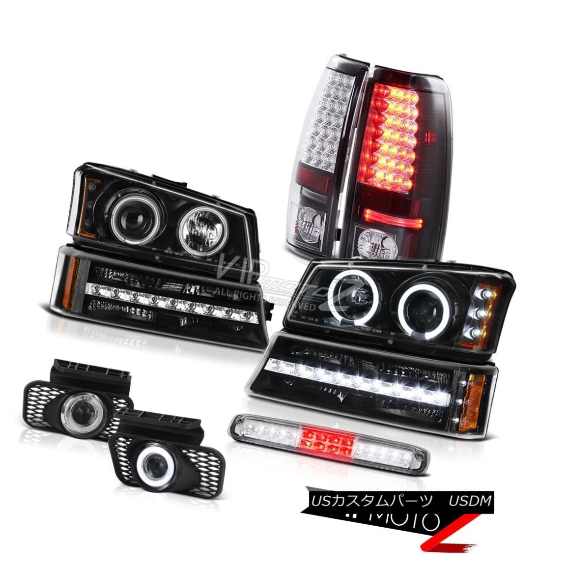 ヘッドライト 03-06 Silverado 3RD Brake Lamp Fog Lights Black Signal Headlights Taillights 03-06 Silverado 3RDブレーキランプフォグライトブラック信号ヘッドライトテールライト 【並行輸入品】