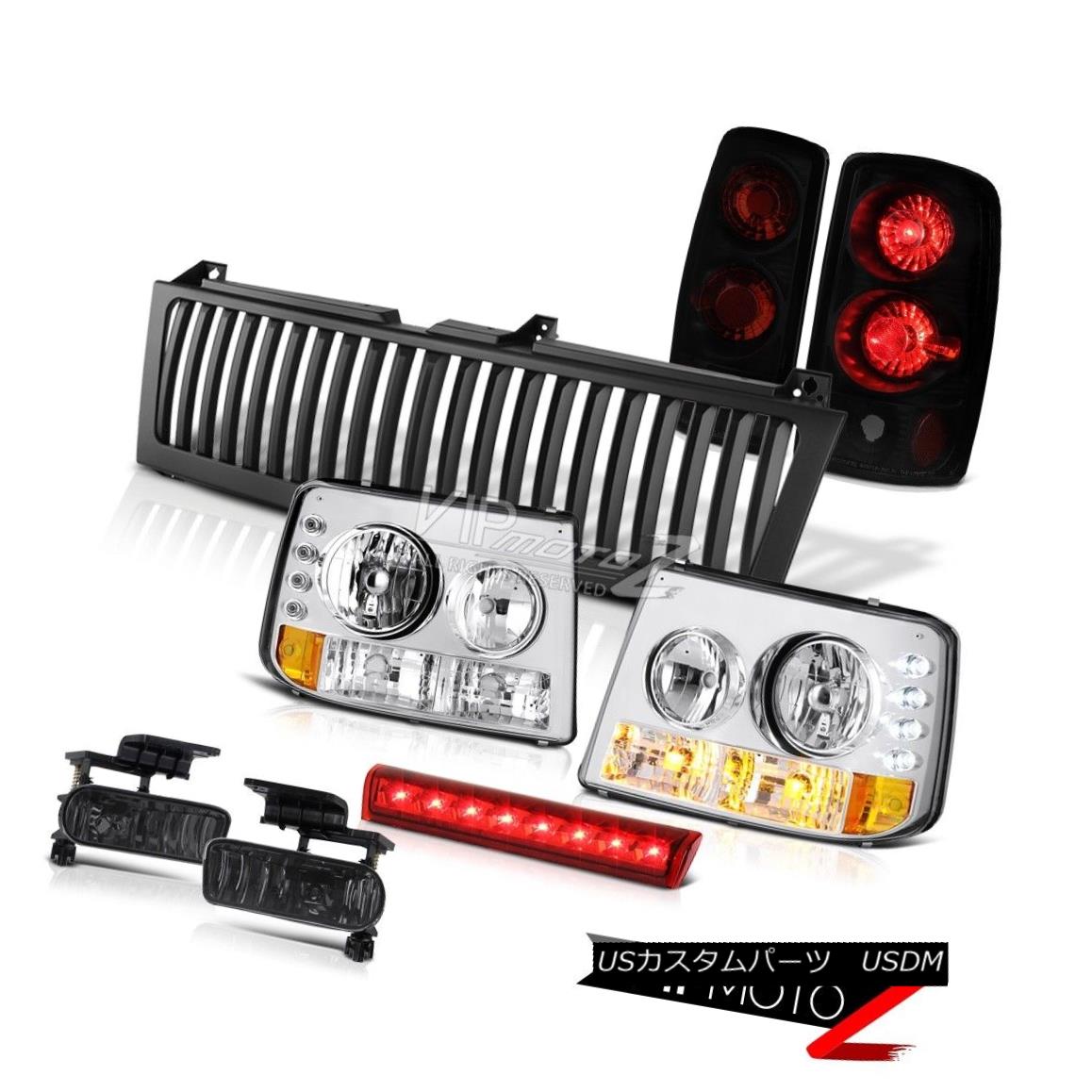 ヘッドライト Headlights Altezza Darkest Tail Lights Black Fog Brake LED 2000-06 Suburban 5.7L ヘッドライトAltezza DarkestテールライトBlack FogブレーキLED 2000-06郊外5.7L 【並行輸入品】